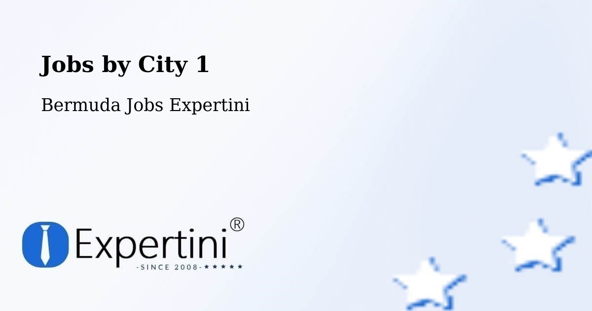 City Jobs in Bermuda - Expertini